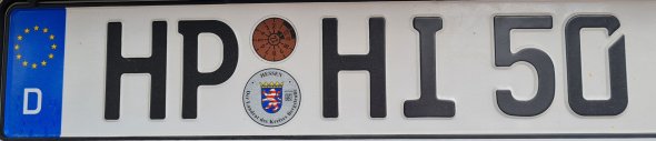 KfZ- Kennzeichen