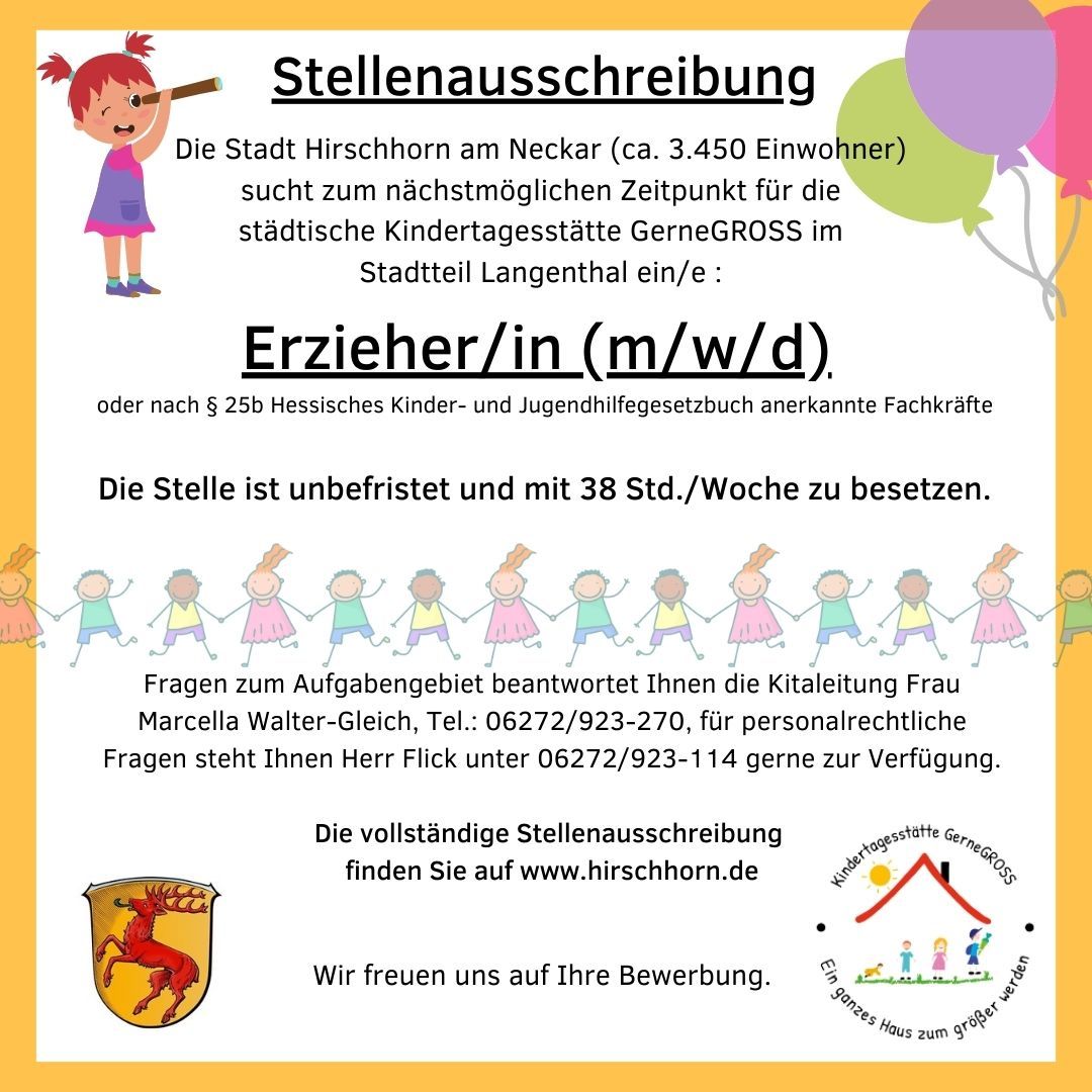 Stellenausschreibung Kita Langenthal 05.2024 kurz - 1