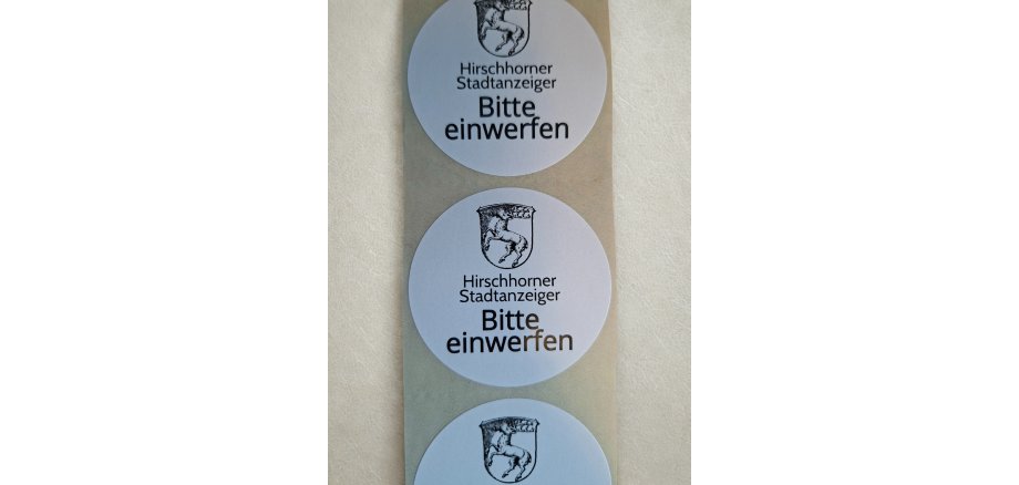 Aufkleber Stadtanzeiger