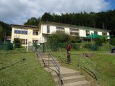 Treppenaufgang zur Kindertagesstätte GerneGROSS