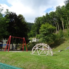 Außenspielbereich der Kindertagesstätte GerneGROSS