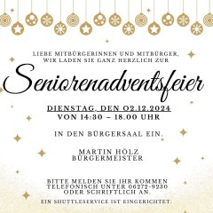 Senioren Adventsfeier